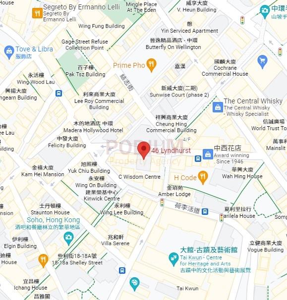 中環擺花街46號 (中晶商業大廈) 46 Lyndhurst Terrace (Oriental Crystal Com Bldg) Central