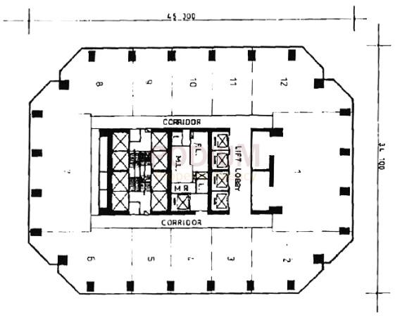 Metroplaza Tower 2 - Metroplaza Tower 2 Floor Plan.JPG