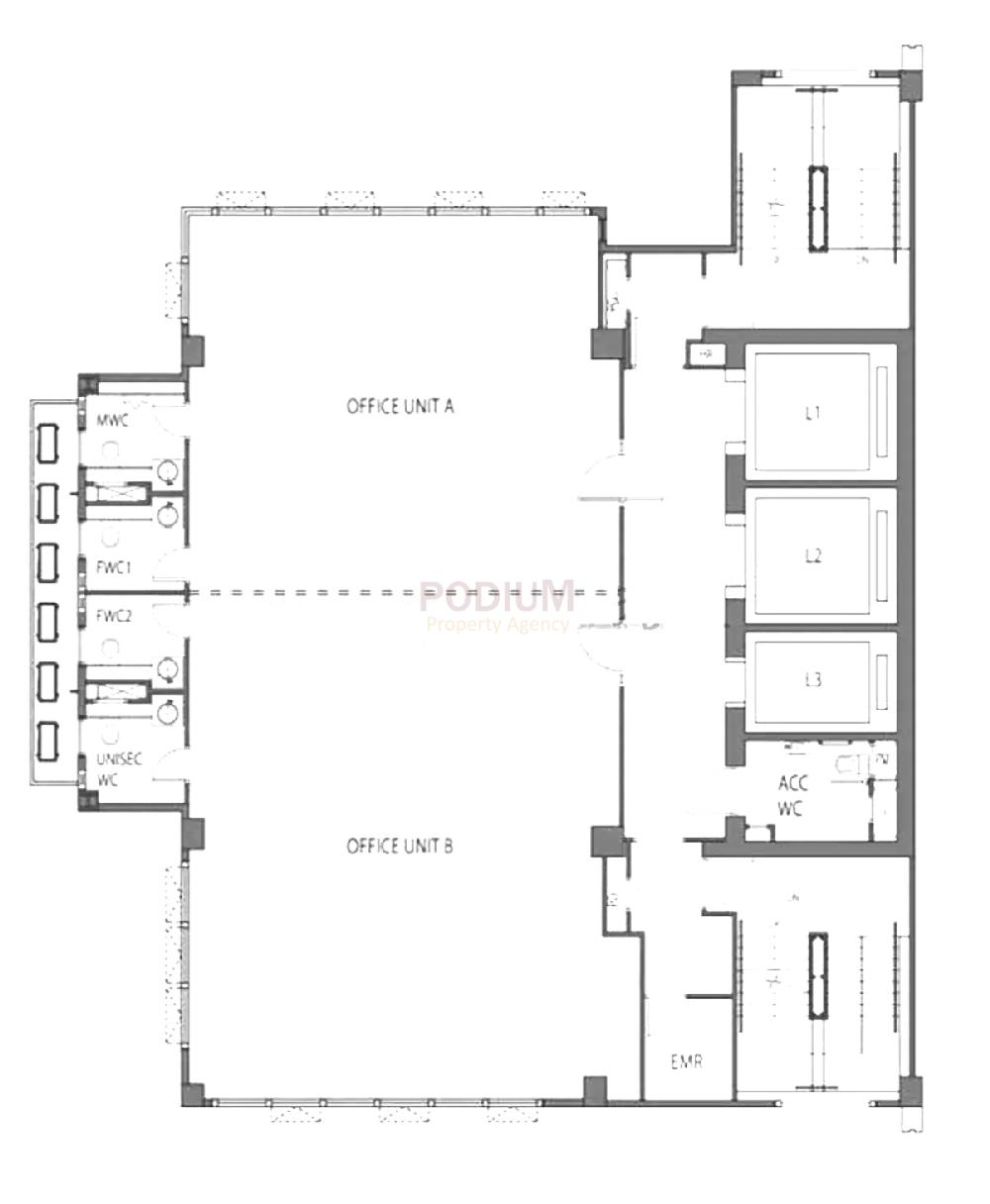 Metro South Tower - Metro South Tower Floor Plan.JPG                                                                    