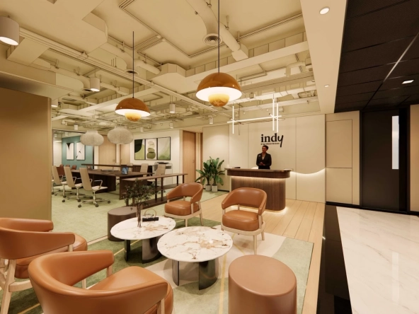 Indy by Industrious The Chelsea Sheung Wan Reception 1
